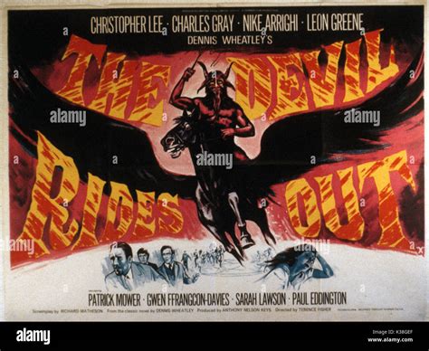 THE DEVIL RIDES OUT POSTER Date: 1968 Stock Photo - Alamy