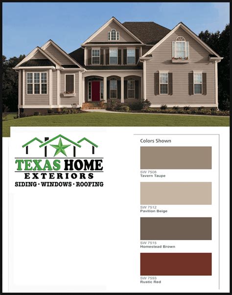 Exterior Taupe House Color Combinations
