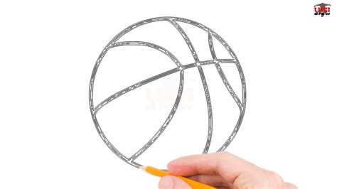 How to Draw a Basketball Step by Step Easy for Beginners/Kids – Simple Basketballs Drawing ...