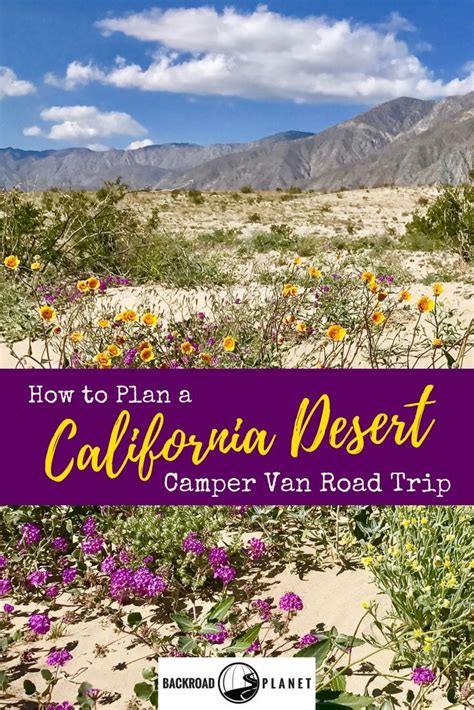 How to Plan a California Desert Camper Van Road Trip | California travel road trips, California ...
