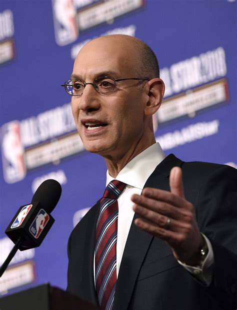 NBA commissioner lauds refs, players for airing differences | AP News