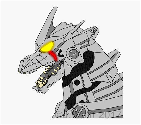 Mecha King Ghidorah Drawing - Draw King Ghidorah Easy, HD Png Download , Transparent Png Image ...