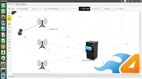 Simulation of 4G LTE Network with ns-3 simulator - YouTube