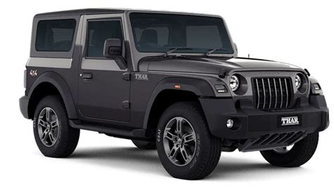 Mahindra Thar gets new logo and colour options - Car News | The ...