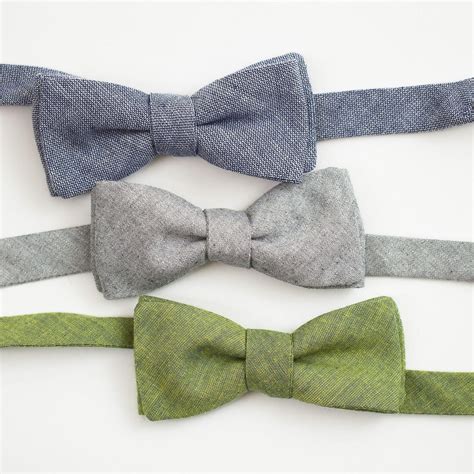 Kids' Bow Ties: Chambray | The Cordial Churchman