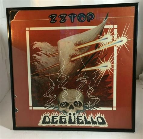 ZZ Top Framed Album "Deguello" | eBay