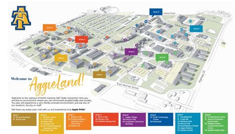 Nc A T Campus Map