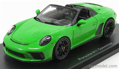 SPARK-MODEL S7633 Scale 1/43 | PORSCHE 911 991-2 SPEEDSTER 2019 GREEN