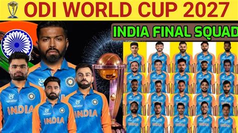 ICC World Cup 2027।ICC ODI World Cup 2027। ODI World Cup 2027 Team ...