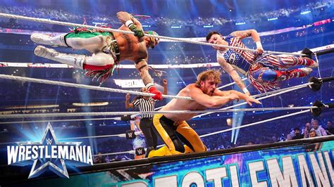 Rey Mysterio & Dominik hit Logan Paul with double 619: WrestleMania 38 ...