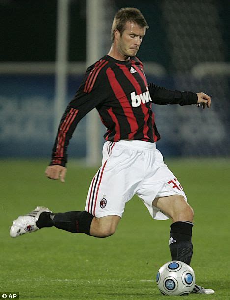 madesu blog: david beckham in ac milan