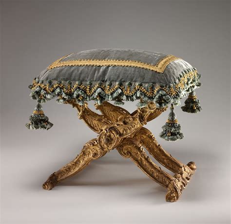 Folding stool (pliant) (one of a pair) | French, Paris | The ...