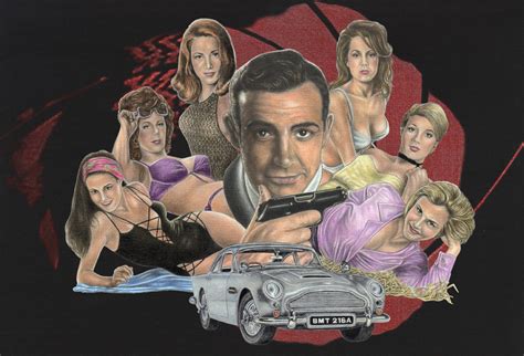 James Bond 60s Collage Wall Art | Buy Original Artwork and Fine Art Prints