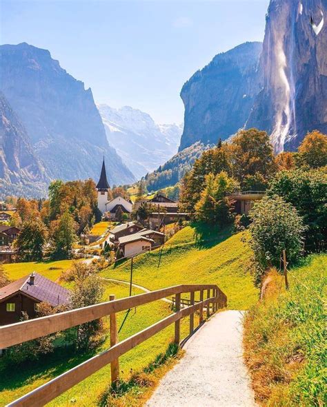 10 unique Lauterbrunnen waterfalls you should visit (+ map) | Lindas paisagens, Lugares ...