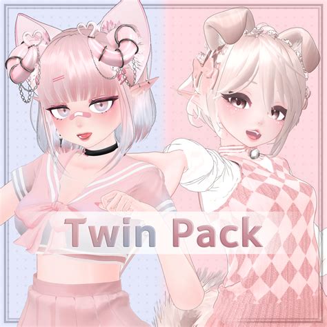 [VRChat] Avatars Twin Pack (Alisa + Eve)