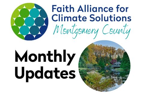 July 2021 Montgomery County Updates - Faith Action for Climate Solutions