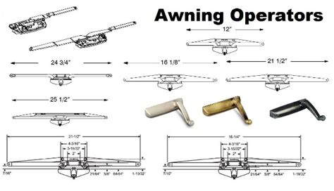 Marvin Awning Window Parts | Roto Gear Operator Assembly | Dual Pull | Single Pull | All Window ...