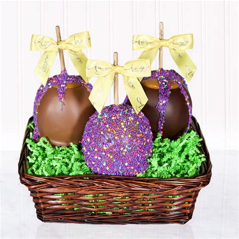 Three Apple Easter Gift Basket