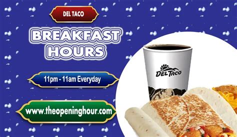 Del Taco Breakfast Hours - Menu and Price Guide 2024