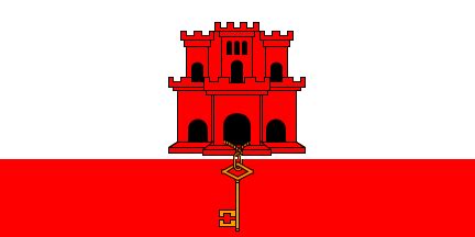 Gibraltar (United Kingdom): Variants of the flag