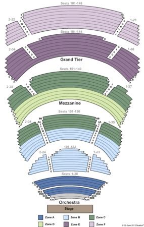 Cobb Energy Performing Arts Centre Tickets in Atlanta Georgia, Seating ...