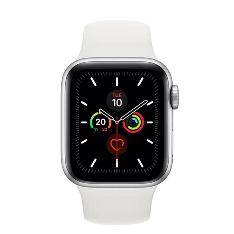 MWV62LL/A - $289 - Apple Watch Series 5 (GPS Only, 40mm, Silver ...