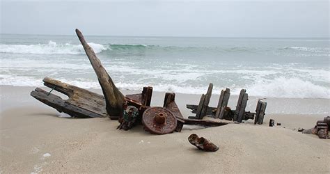 Land shipwrecks in Namibia