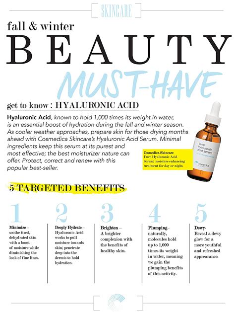 4 Hyaluronic Acid Serum Benefits