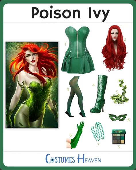 Poison Ivy Costume For Cosplay & Halloween 2024