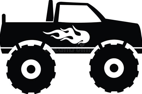 Monster Truck Silhouette Stock Illustrations – 608 Monster Truck Silhouette Stock Illustrations ...