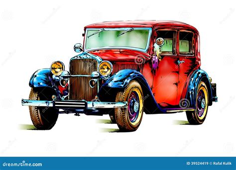 Vintage Car Drawing : Art By Zahida: Classic Car | Bochicwasure