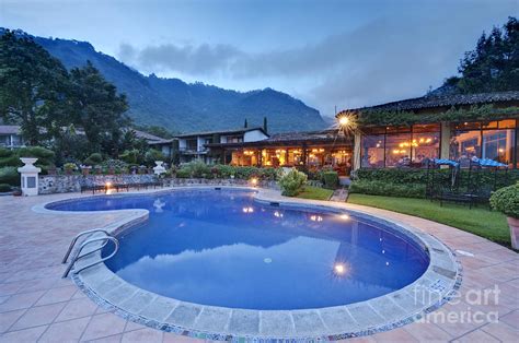 Pool at the Atitlan Hotel Photograph by Rob Tilley - Fine Art America