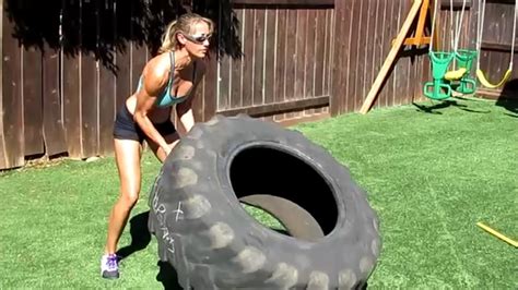 Home Gym Tire Flip Technique - YouTube