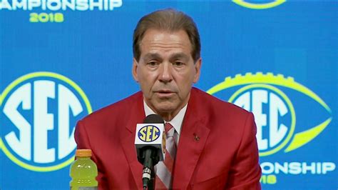 Everything Nick Saban said at Friday's SEC Championship Game press ...