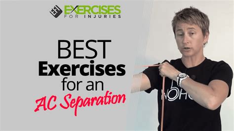 BEST Exercises for an AC Separation - Exercises For Injuries