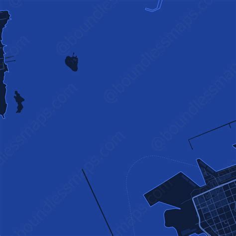 Montevideo - Dark Blue Vector Map | Boundless Maps