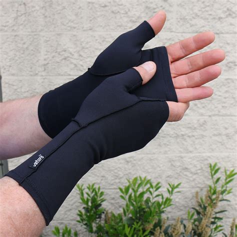 Infrared Fingerless Mitten Gloves - Light Hand Support for Pain Relief – Gloves for Therapy by ...