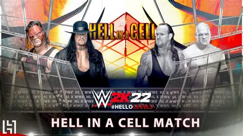 WWE 2K22 The Undertaker & Kane vs The Undertaker '10 & Kane '08 - Hell ...