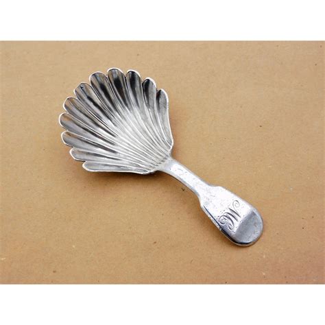 Chester Silver Caddy Spoon by John Sutter of Liverpool » Antique Silver Spoons