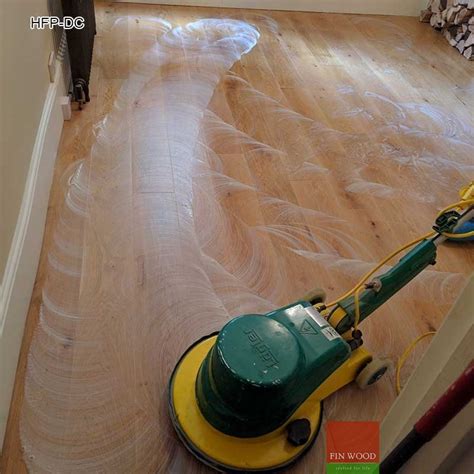 Hardwood Floor Professional Deep Cleaning - Scrubbing