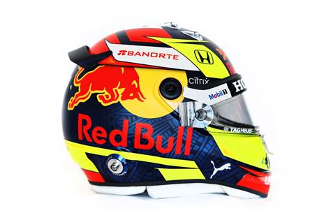 Perez unveils maiden Red Bull helmet for 2021 F1 season - Motorsport Week