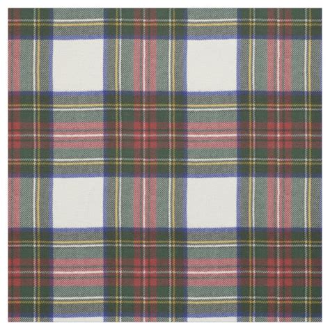 Clan Stewart Dress Tartan Fabric | Zazzle