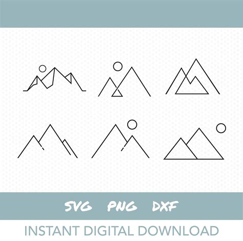 Mountain Outline, Mountain Svg, Mountain Silhouette, Mountain Drawing, Cute Tiny Tattoos, Simple ...