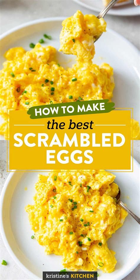 Fluffy and Creamy Scrambled Eggs Recipe