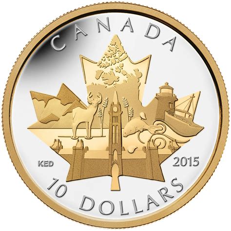 2015 $10 Fine Silver Coin - Celebrating Canada | Royal Canadian Mint Coins