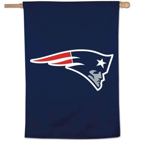 New England Patriots Logo Flag Vertical House Banner | New england ...