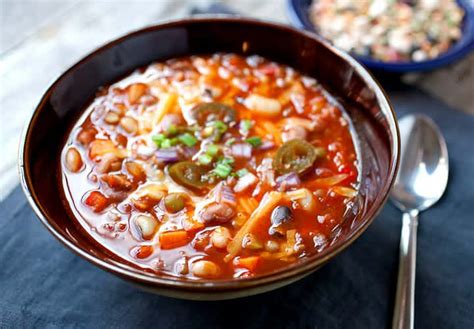 13 Bean Soup (Vegetarian) | Recipe | 13 bean soup recipe, Vegetarian soup recipes, Bean soup recipes