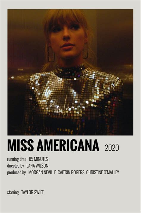 polaroid movie posters miss americana in 2021 | Taylor swift posters ...