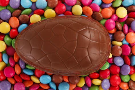 Chocolate Egg With Candy Free Stock Photo - Public Domain Pictures