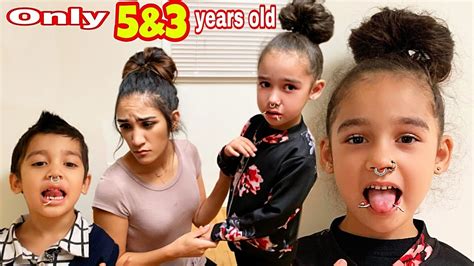 Kids Get Their Nose & Lips Pierced PRANK On Mom 😱*GONE WRONG* | Jancy ...